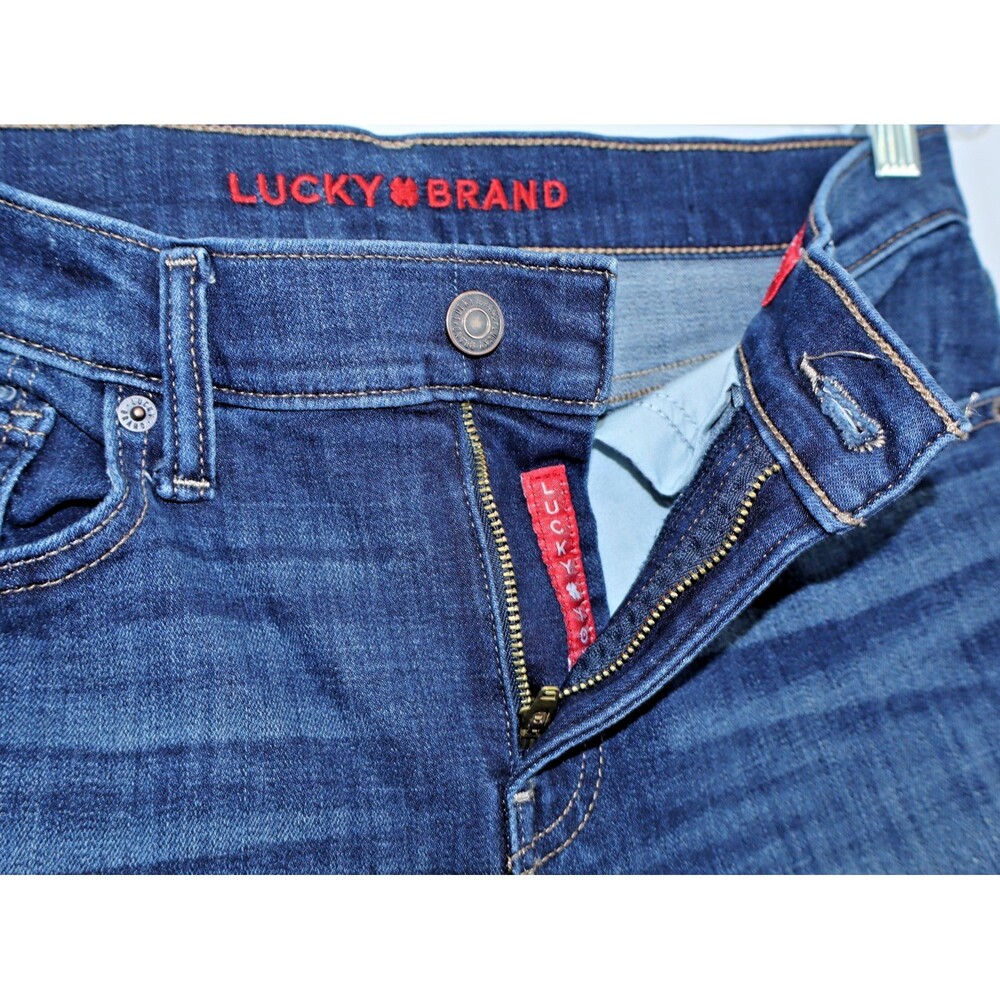 Women’s Lucky Brand Sweet Mid Rise Straight Denim Jeans Blue Size 8/29A - Picture 7 of 7
